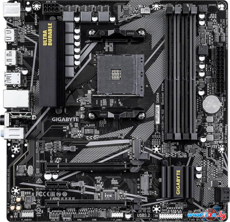 Материнская плата Gigabyte B550M DS3H AC R2 в Могилёве