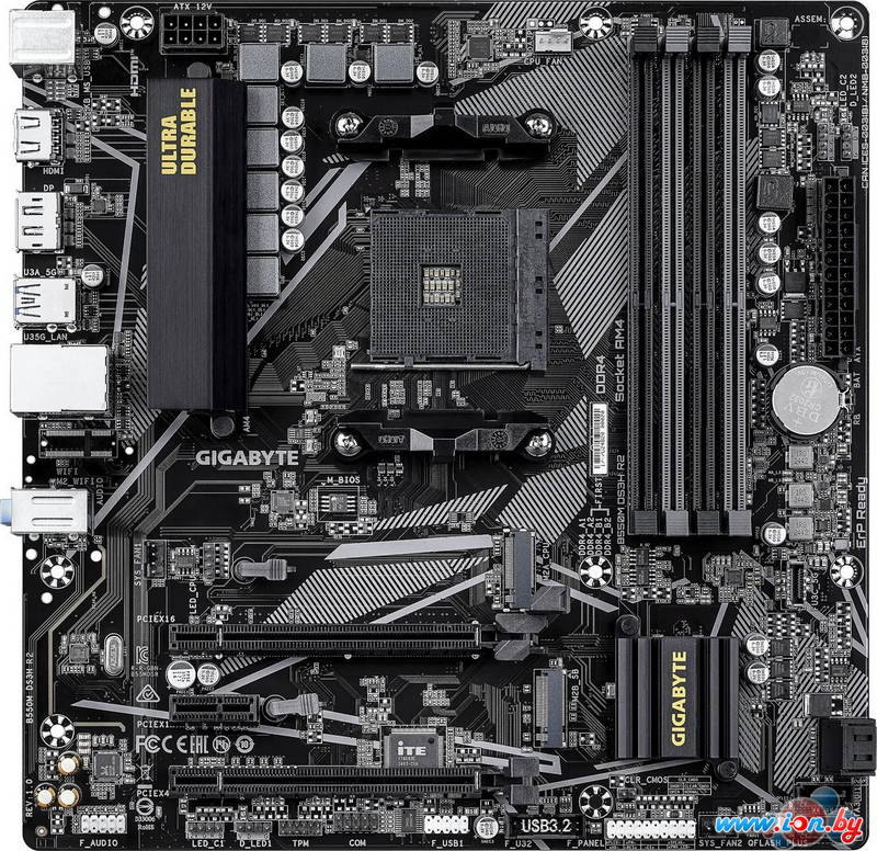 Материнская плата Gigabyte B550M DS3H R2 в Могилёве