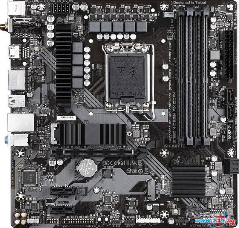 Материнская плата Gigabyte B760M DS3H AX DDR4 (rev. 1.x) в Могилёве