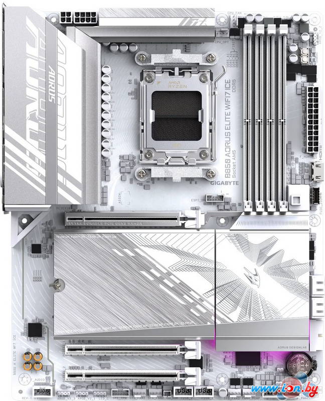 Материнская плата Gigabyte B850 Aorus Elite WiFi7 Ice (rev. 1.1) в Могилёве