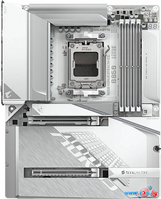 Материнская плата Gigabyte B850 Aorus Stealth Ice в Могилёве