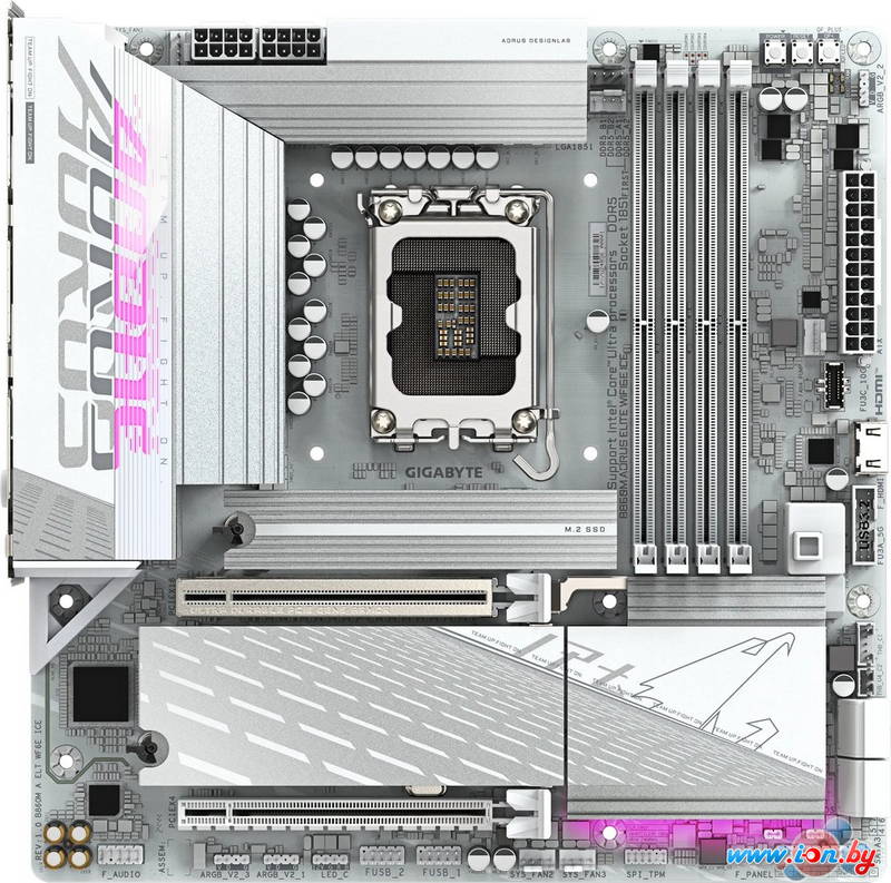 Материнская плата Gigabyte B860M Aorus Elite WiFi6E Ice в Могилёве