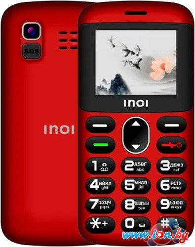 Телефон Inoi 148 Senior 4G (красный) в Могилёве