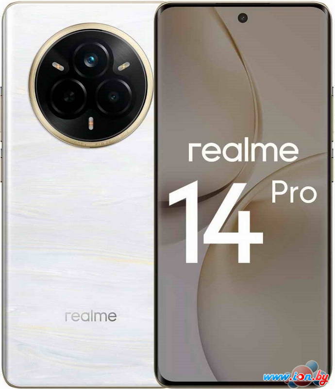 Телефон Realme 14 Pro RMX5056 12GB/512GB международная версия (жемчужно-белый) в Могилёве