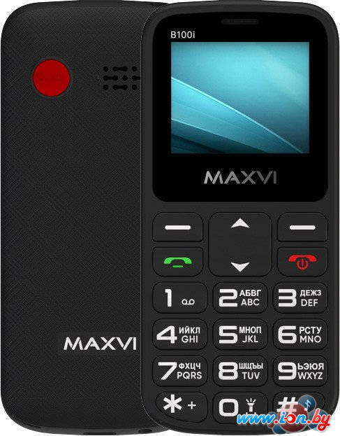 Телефон Maxvi B100i (черный) в Могилёве