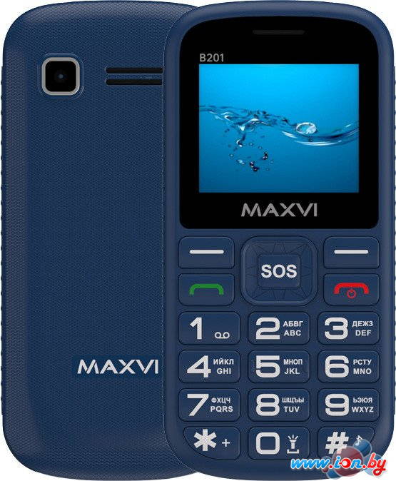 Телефон Maxvi B201 (синий) в Могилёве