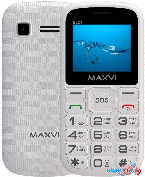 Телефон Maxvi B201 (белый) в Могилёве