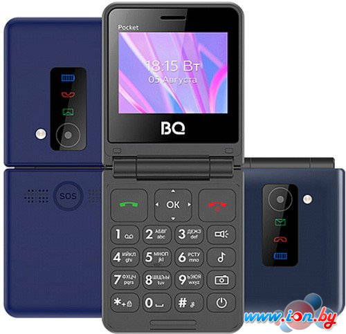 Телефон BQ BQ-2456 Pocket (синий) в Могилёве