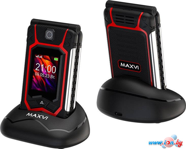 Телефон Maxvi E10ds (красный) в Могилёве