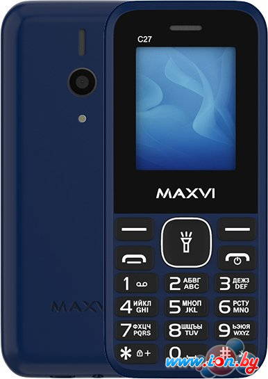 Телефон Maxvi C27 (синий) в Могилёве