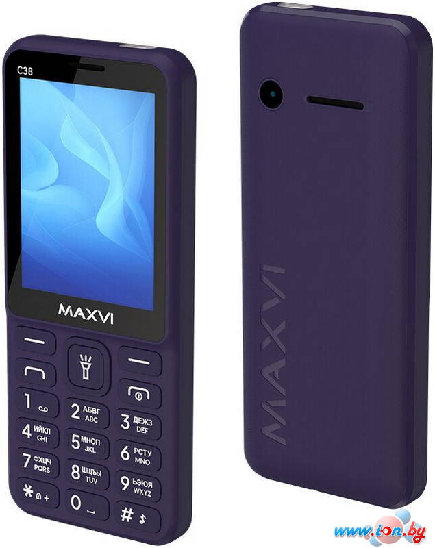 Телефон Maxvi C38 (фиолетовый) в Могилёве