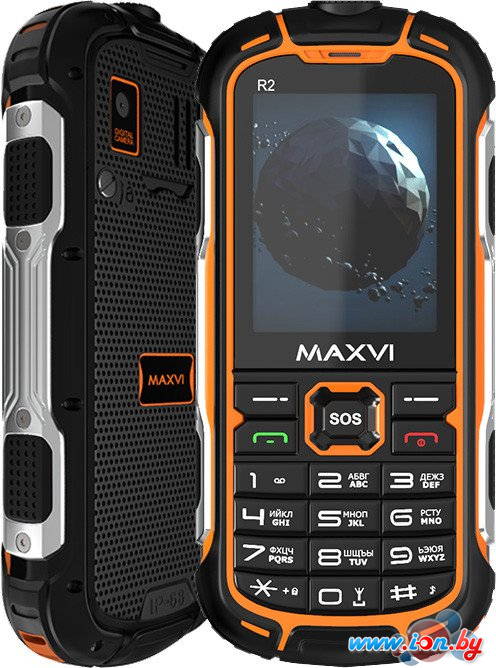 Телефон Maxvi R2 (оранжевый) в Могилёве