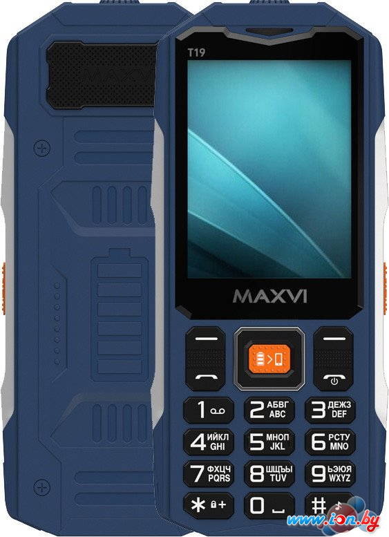 Телефон Maxvi T19 (синий) в Могилёве Телефон Maxvi T19 (синий) в Могилёве