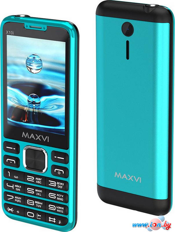 Телефон Maxvi X10i (аква) в Могилёве Телефон Maxvi X10i (аква) в Могилёве