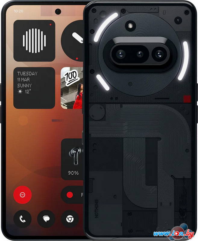 Телефон Nothing Phone (3a) 12GB/256GB (черный) в Могилёве