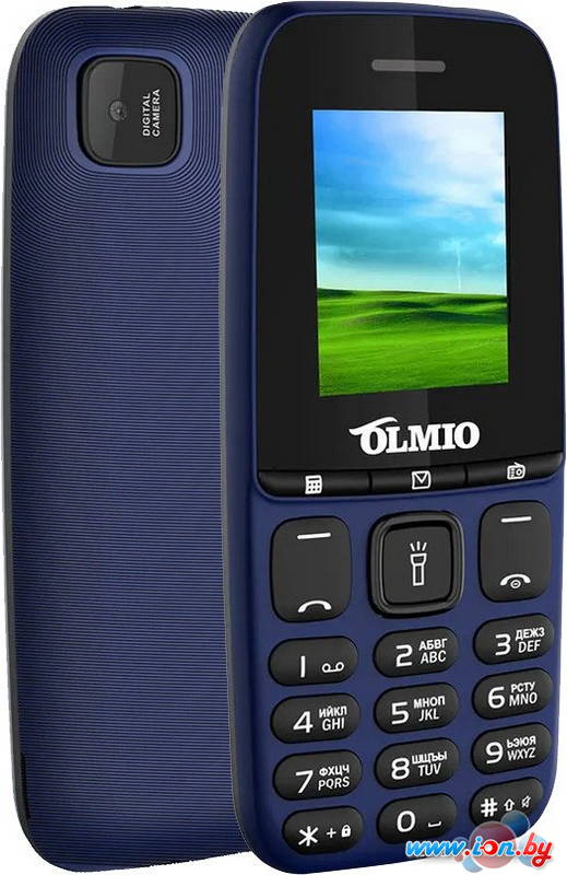 Телефон Olmio A15 (синий) в Могилёве
