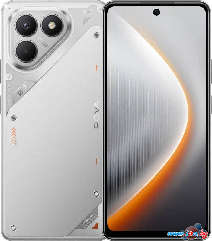 Телефон Tecno Pova 7 Neo 8GB/128GB (волшебный серый) в Могилёве