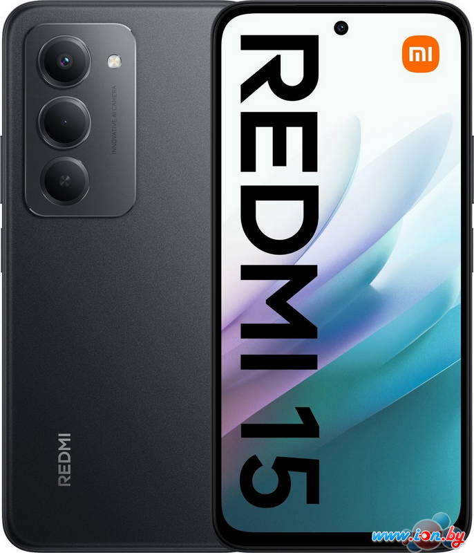 Телефон Xiaomi Redmi 15 4G 6GB/128GB международная версия (черный) в Могилёве