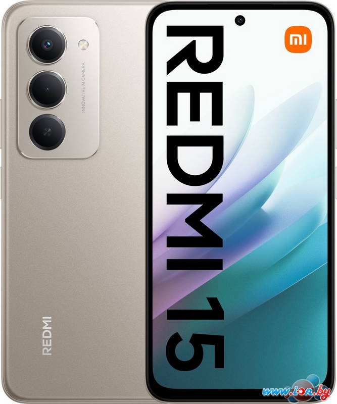 Телефон Xiaomi Redmi 15 4G 8GB/256GB международная версия (титановый) в Могилёве