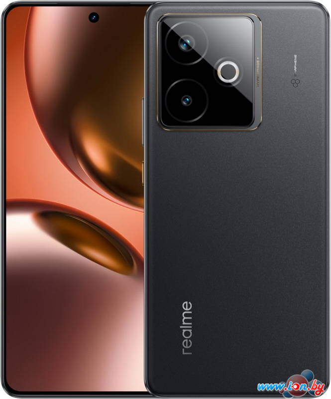 Телефон Realme GT7 T RMX5085 12GB/512GB международная версия (ледяной черный) в Могилёве