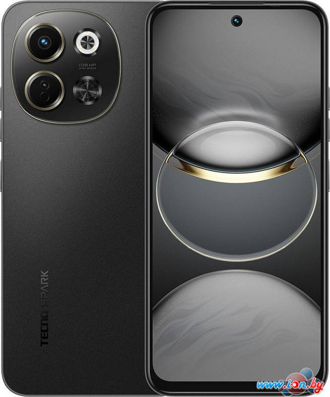 Телефон Tecno Spark 30 5G 6GB/128GB (черный) в Могилёве