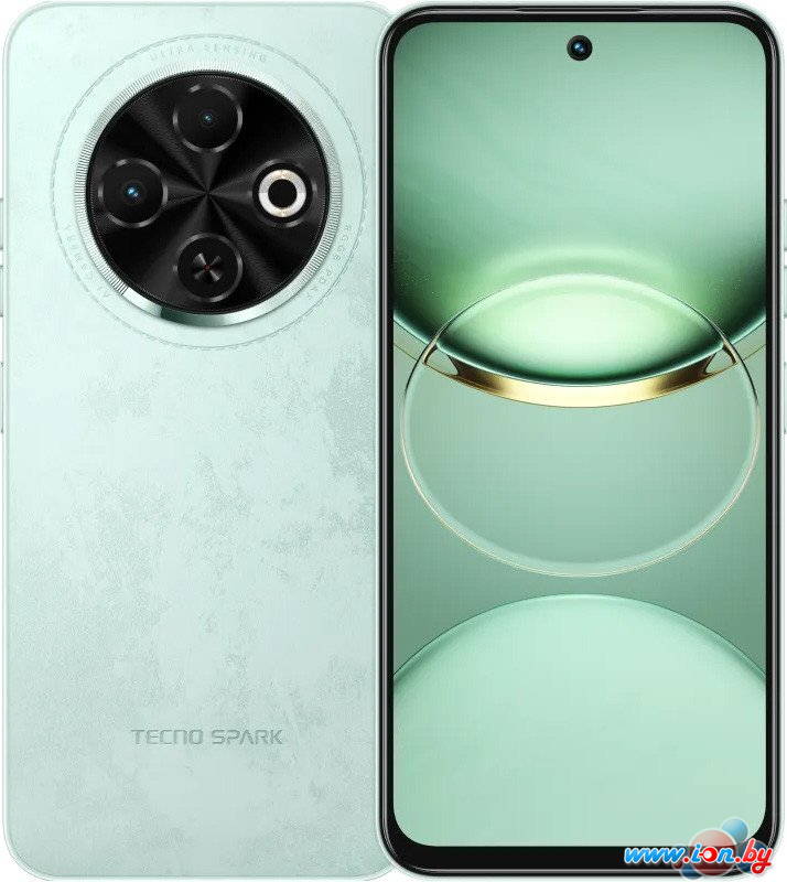 Телефон Tecno Spark 30C 4GB/128GB (мятно-зеленый) в Могилёве