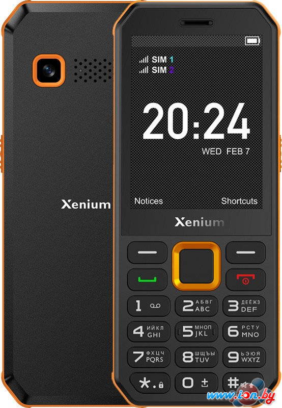 Телефон Xenium X300 (оранжевый/черный) в Могилёве
