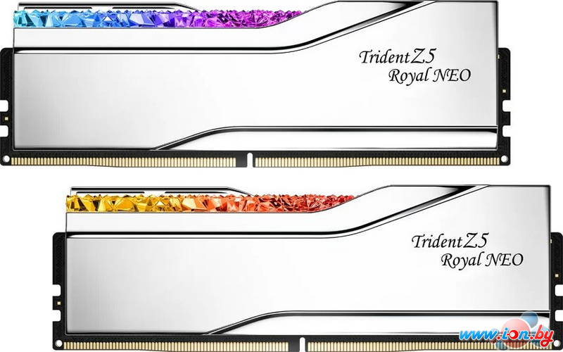 Оперативная память G.Skill Trident Z5 Royal Neo 2x32ГБ DDR5 6000 МГц F5-6000J2636H32GX2-TR5NS в Могилёве Оперативная память G.Skill Trident Z5 Royal Neo 2x32ГБ DDR5 6000 МГц F5-6000J2636H32GX2-TR5NS в Могилёве