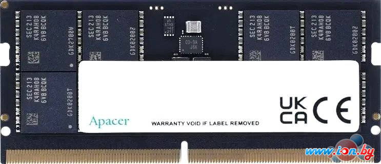 Оперативная память Apacer 16ГБ DDR5 SODIMM 5600 МГц AS16GHB56CVBBGH в Могилёве