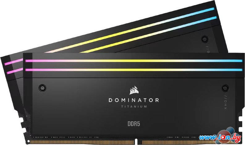 Оперативная память Corsair Dominator Titanium RGB 2x32ГБ DDR5 6600 МГц CMP64GX5M2X6600C32 в Могилёве Оперативная память Corsair Dominator Titanium RGB 2x32ГБ DDR5 6600 МГц CMP64GX5M2X6600C32 в Могилёве