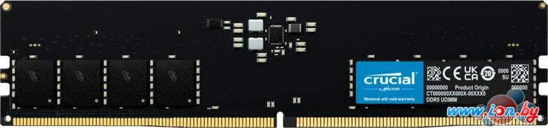 Оперативная память Crucial 8ГБ DDR5 5600 МГц CT8G56C46U5 в Могилёве