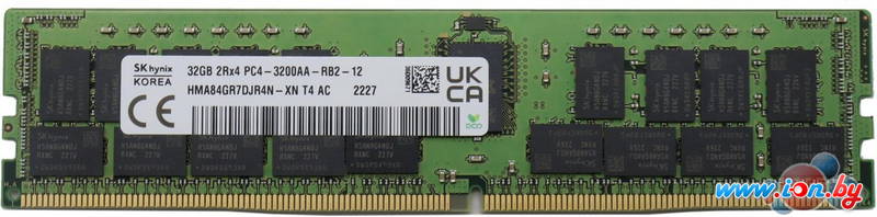 Оперативная память Hynix 32ГБ DDR4 3200 МГц HMA84GR7DJR4N-XN в Могилёве Оперативная память Hynix 32ГБ DDR4 3200 МГц HMA84GR7DJR4N-XN в Могилёве