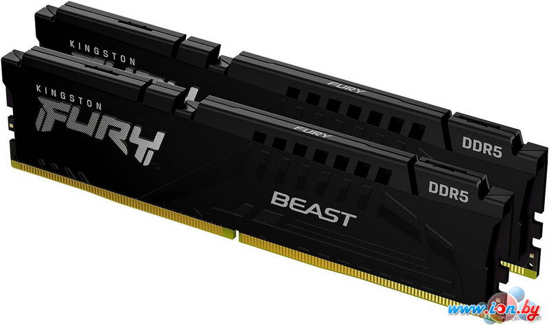 Оперативная память Kingston FURY Beast 2x32ГБ DDR5 5600МГц KF556C36BBE2K2-64 в Могилёве