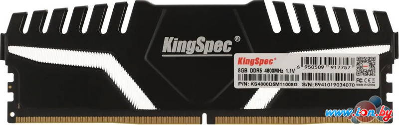 Оперативная память KingSpec Storm 8ГБ DDR5 4800 МГц KS4800D5M11008G в Могилёве