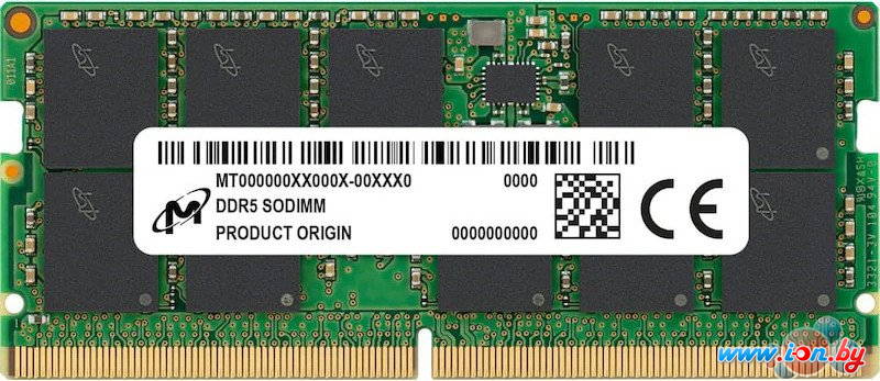 Оперативная память Micron 8ГБ DDR5 SODIMM 5600 МГц MTC4C10163S1SC56BD1 в Могилёве Оперативная память Micron 8ГБ DDR5 SODIMM 5600 МГц MTC4C10163S1SC56BD1 в Могилёве