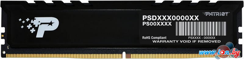 Оперативная память Patriot Signature Premium Line 8ГБ DDR5 5200 МГц PSP58G520081H1 в Могилёве