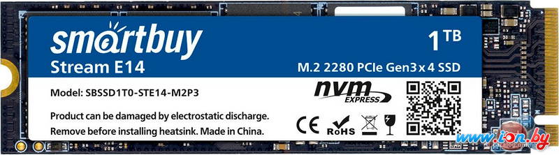 SSD SmartBuy Stream E14 1TB SBSSD1T0-STE14-M2P3 в Могилёве