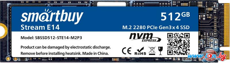 SSD SmartBuy Stream E14 512GB SBSSD512-STE14-M2P3 в Могилёве