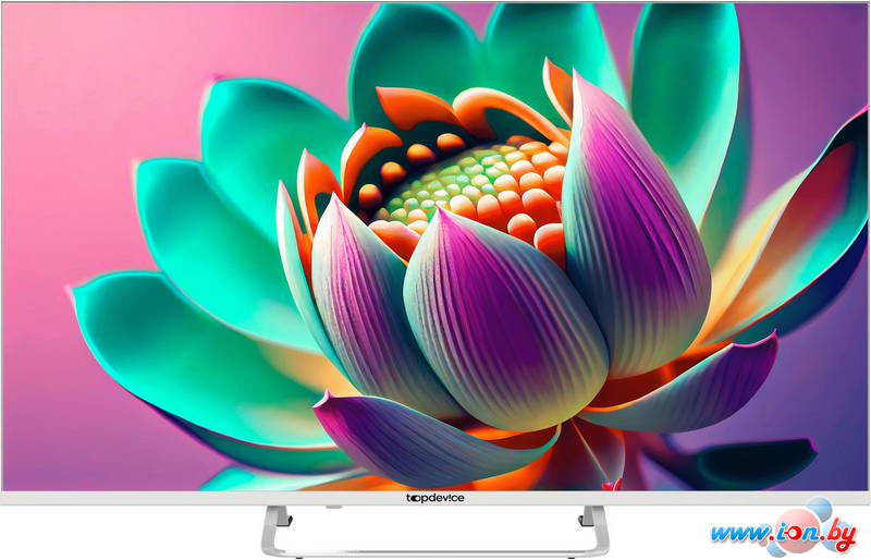 Телевизор Topdevice 43 SMART TV YаOS (белый) в Могилёве