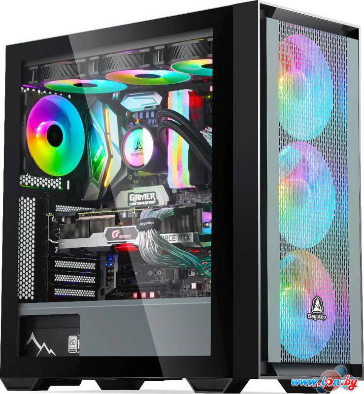 Корпус Segotep Gank 360 (черный) в Могилёве