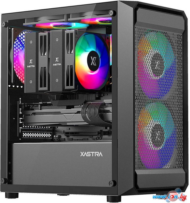Корпус XASTRA A303M 3FRGB (черный) в Могилёве