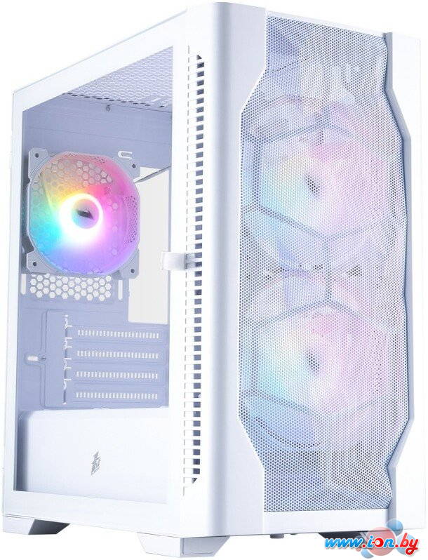 Корпус 1stPlayer D4-M FRGB (белый) в Могилёве