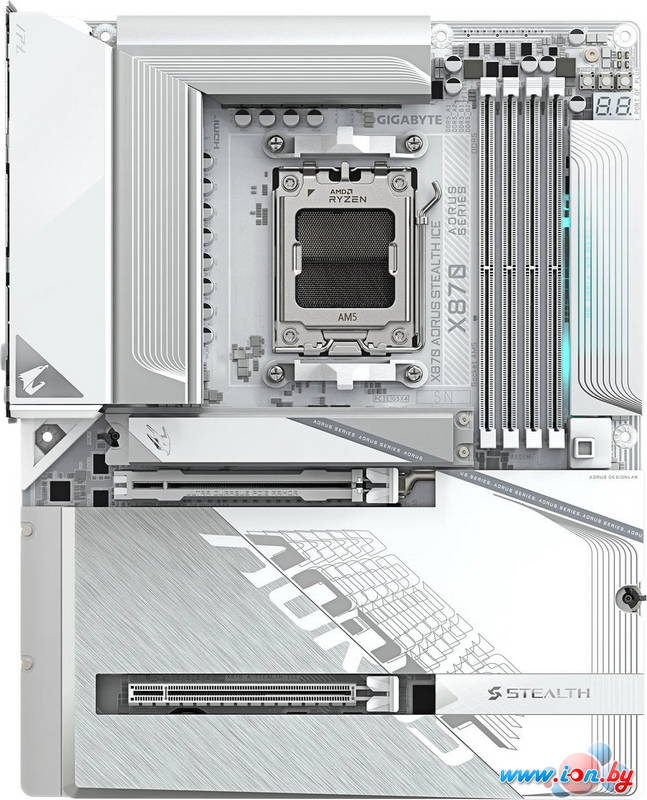 Материнская плата Gigabyte X870 Aorus Stealth Ice в Могилёве