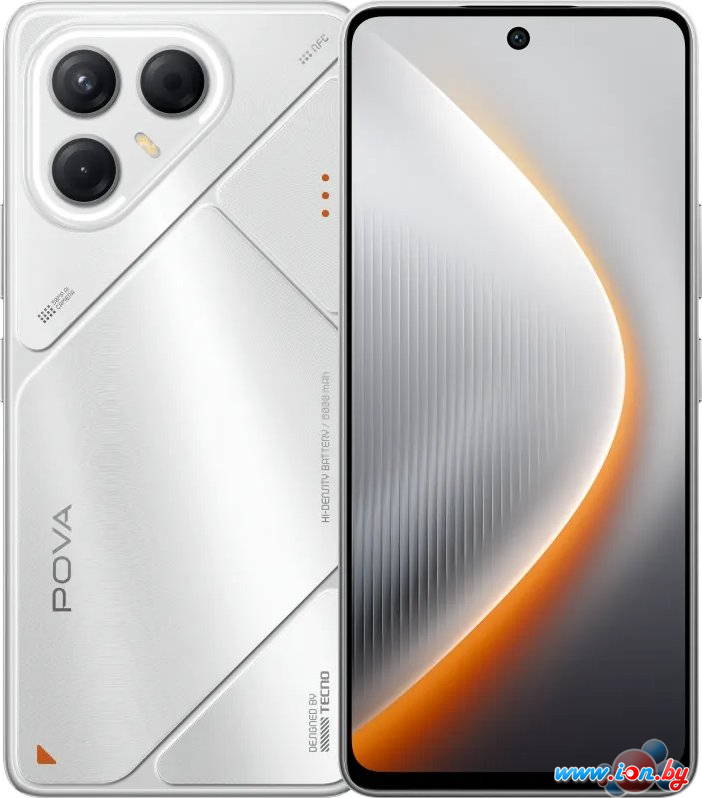 Телефон Tecno Pova 7 5G 8GB/128GB (волшебный серебристый) в Могилёве
