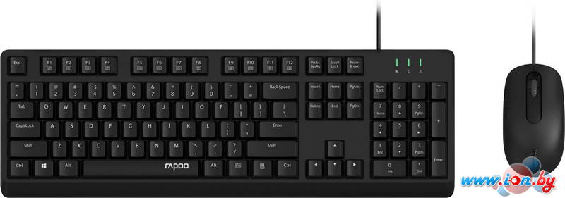 Офисный набор Rapoo NX1500 (черный) в Могилёве