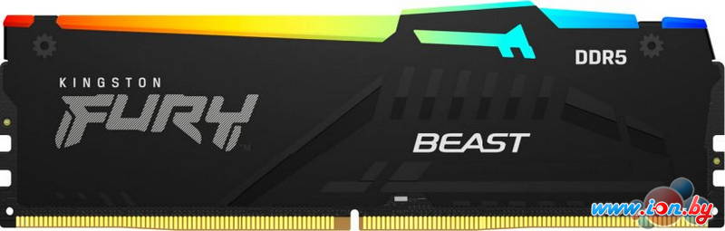 Оперативная память Kingston FURY Beast RGB 32ГБ DDR5 5200 МГц KF552C40BB2A-32 в Могилёве